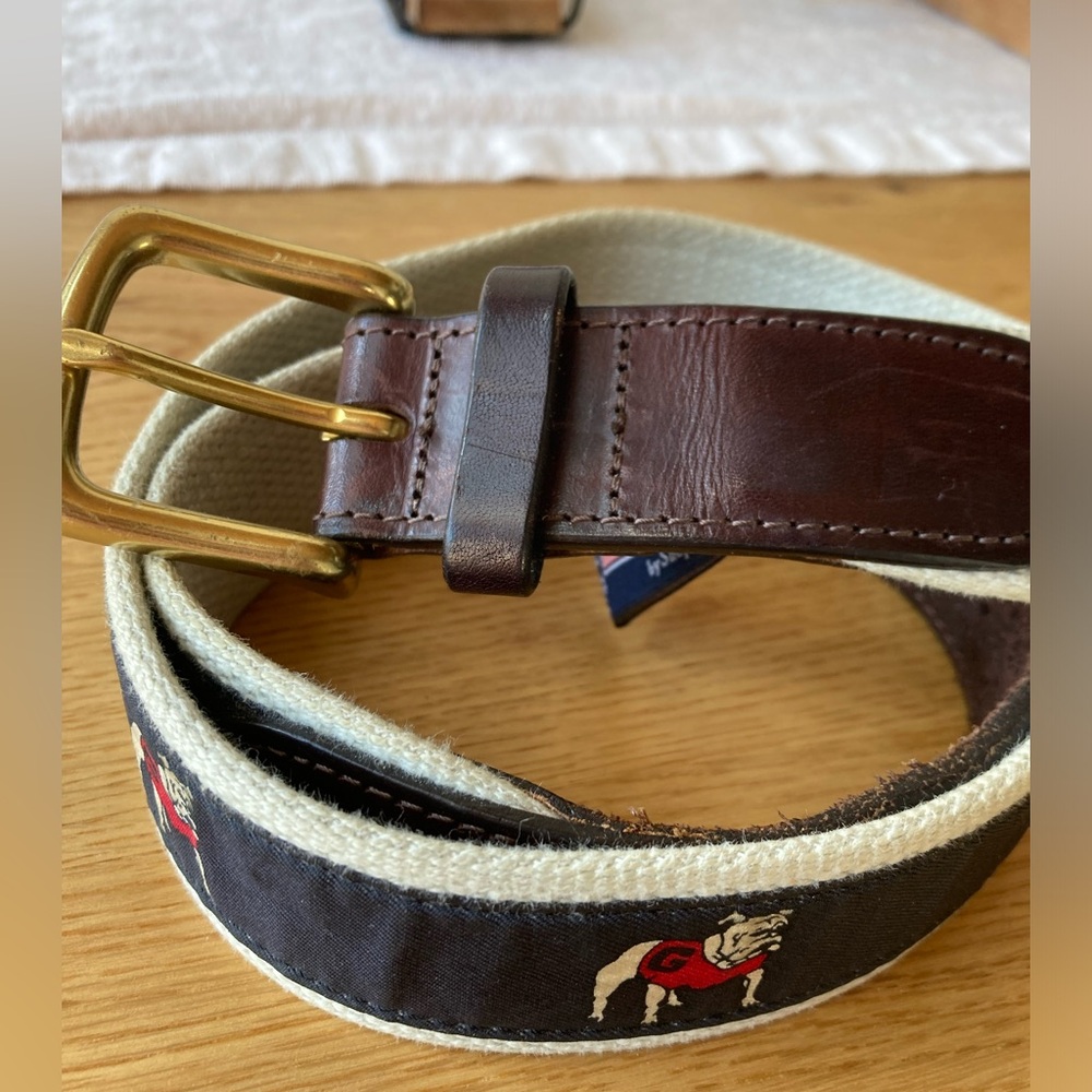 Vineyard Vines - UGA University of Georgia Bulldog Belt